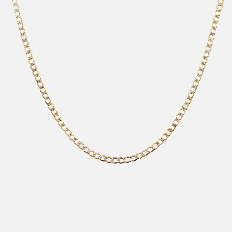 Cadena Eslabon Diam. 14K 2.9g 45cm
